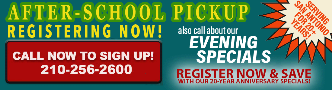 San Antonio After School Pick Up | Serving San Antonio for 20+ years