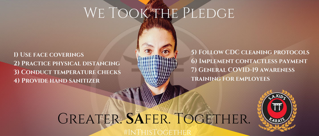 We took the virus protection pledge